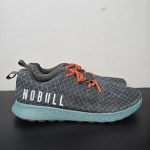 NOBULL Shoes Mens 13 Grey Mesh Matryx Trail Performance Running Gym Sneakers